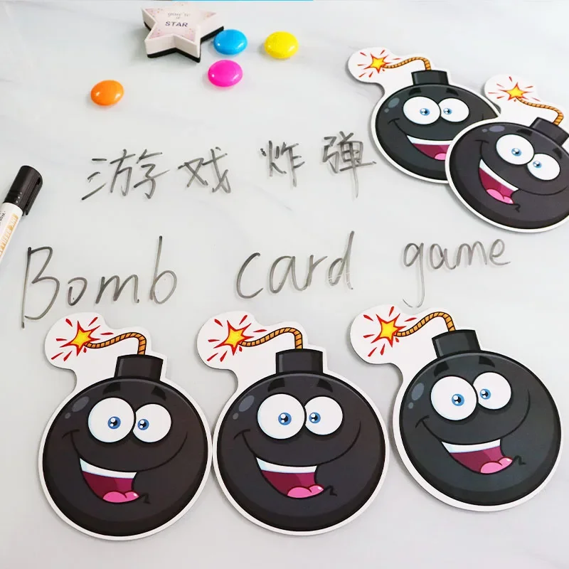 15cm Big Magnetic Learning Words Game Cartoon Bomb For Kids Early Educational Cognitive Pretend Play Board Game Children Gift