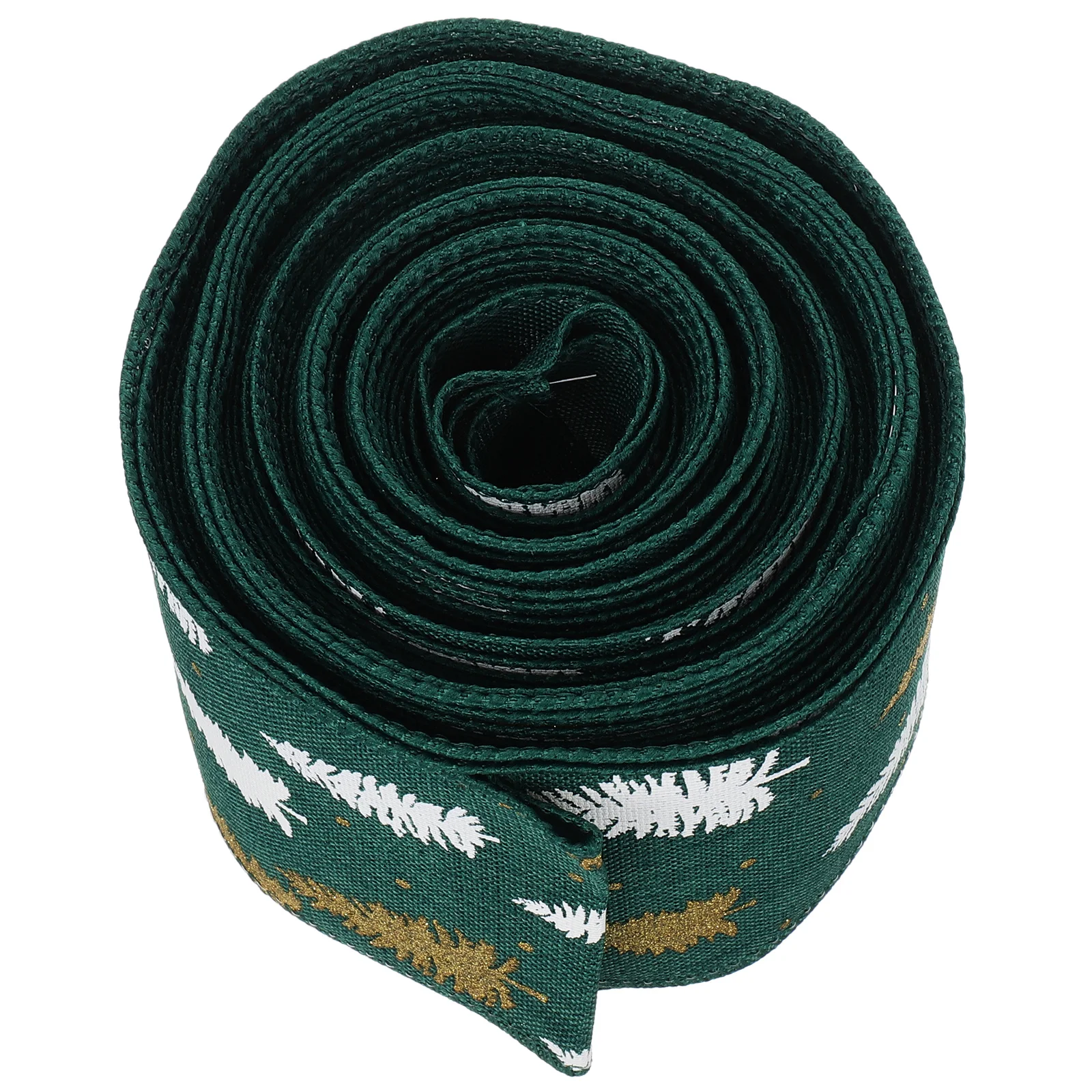 

1pcs 1 Roll Christmas Tree Ribbon Xmas Party Decoration Diy Craft Wrapping Gift Box Decor Ribbon For Wreath Holiday Celebration