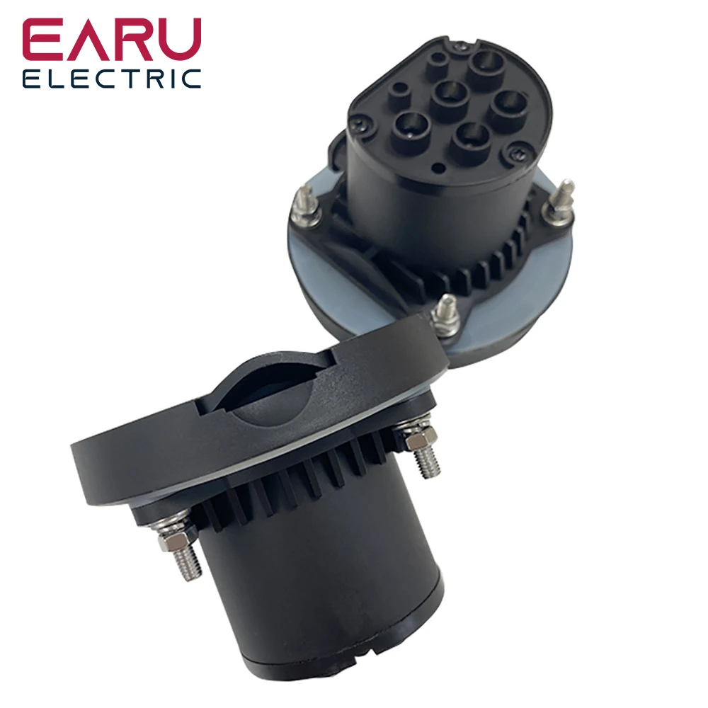 IEC 62196-2 Type 2 Socket 32A Electric Vehicles AC Charging Socket Type2 Single Phase 240V CE Approved