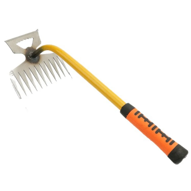 

Садовые грабли для прополки, портативные многофункциональные грабли, 5/6/8/11 зуб, сельское хозяйство, рыхление почвы, грабли для прополки, бытовые ручные инструменты