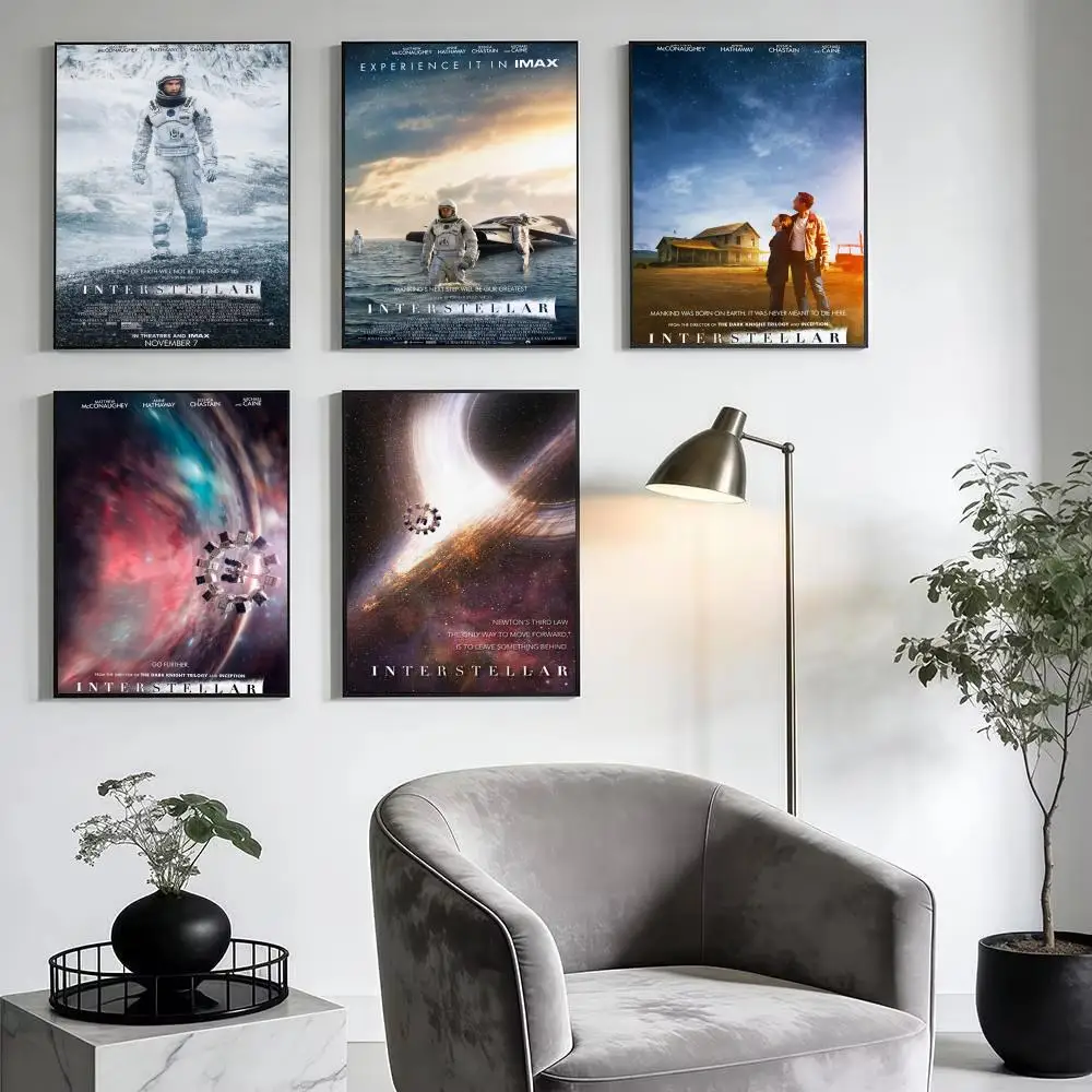 Famous Movie I-Interstellar Poster Modern Minimalist Wall Art Prints for Bedroom Living Room Home Decor Interior Gift