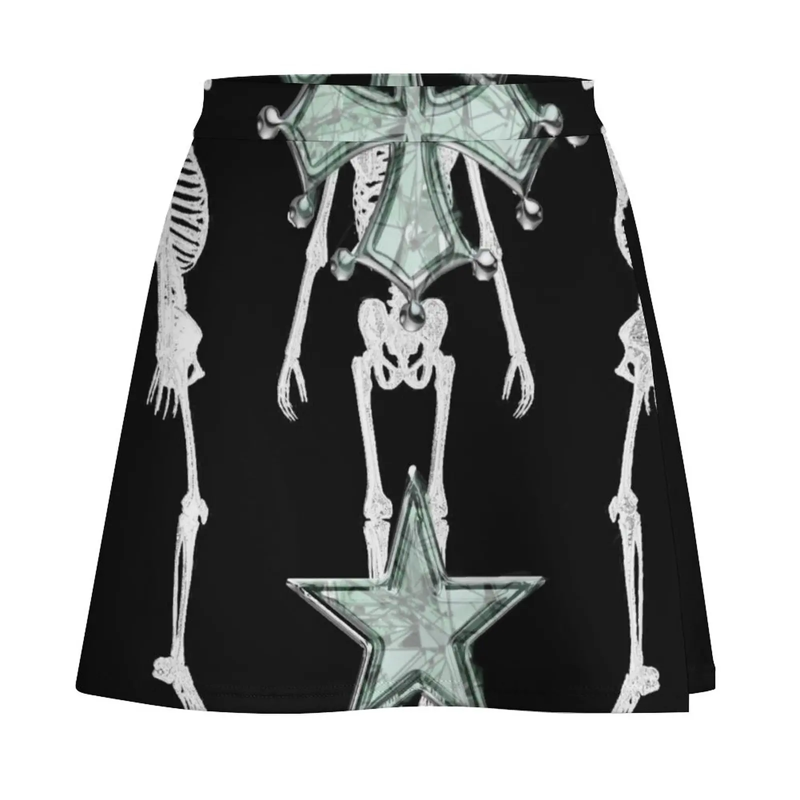 CHROME STAR CORPSE Mini Skirt korean ladies summer mini skirts skirts for womans korean style women clothing Mini Skirt
