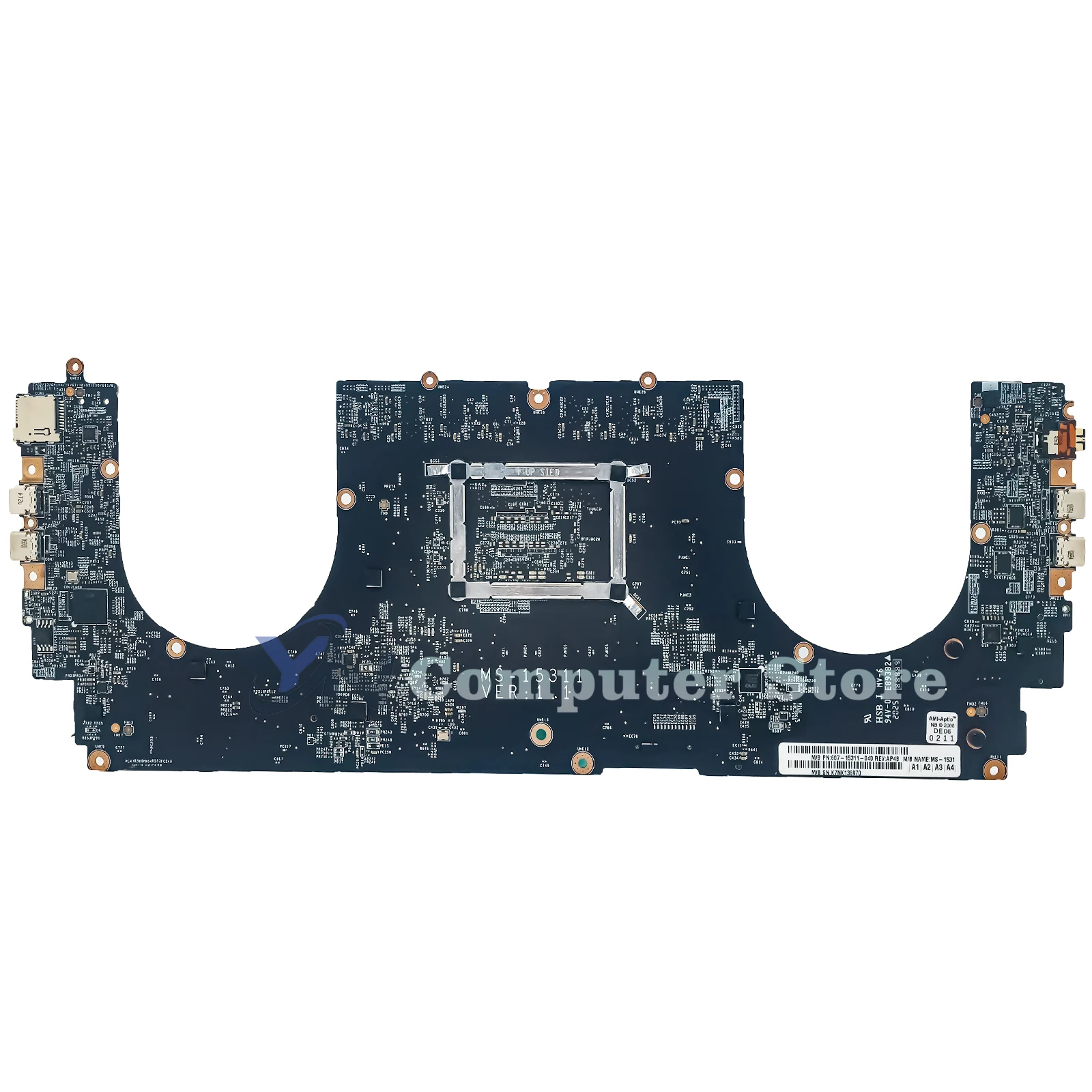 MS-15311 Laptop Motherboard For MSI MS-1531 Odin-I MS-15311N1 I7-9750H 16G OR 8G-RAM Mainboard 100% Test OK