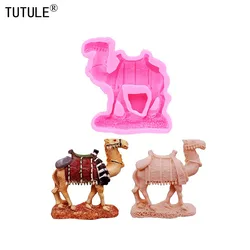 3D camel resin Clay item of jewelry Drip Silicone molds ninny Accessories keychain Mold camel Chocolate fondant Cake Mould