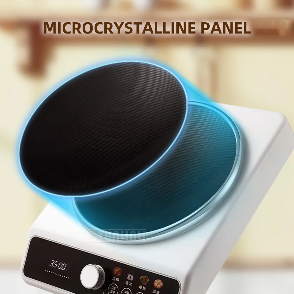 Kitchen Concave Induction Cooker Electromagnetic Stove 3500W High-Power Cooking Appliance Kuchenka Indukcyjna