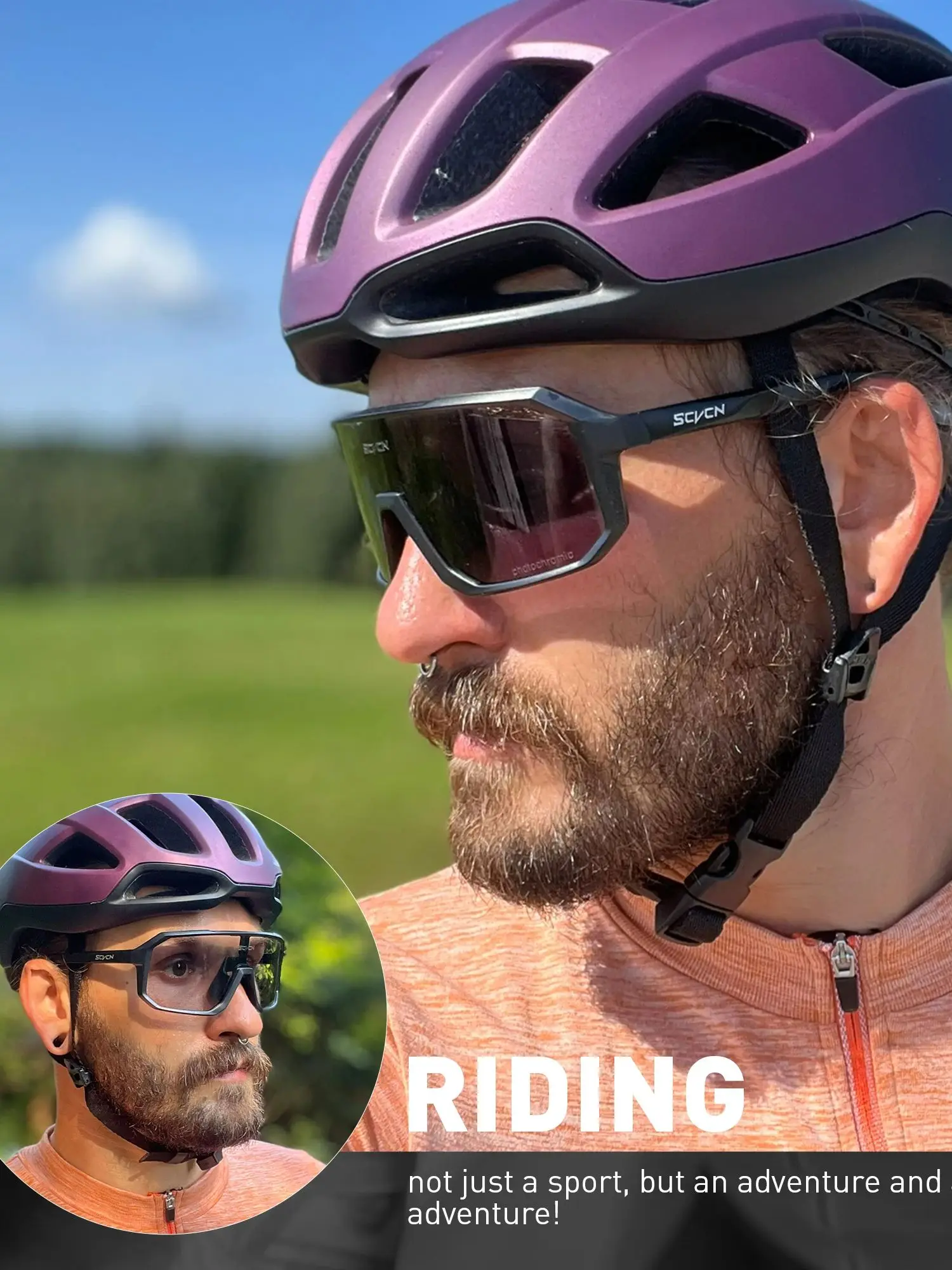 AliExpress SCVCN 3Packs Photochromic Cycling Sunglasses Men Women Sports MTB Bike Eyewear Outdoor Road Bicycle Cycl Glasses UV400 Goggles