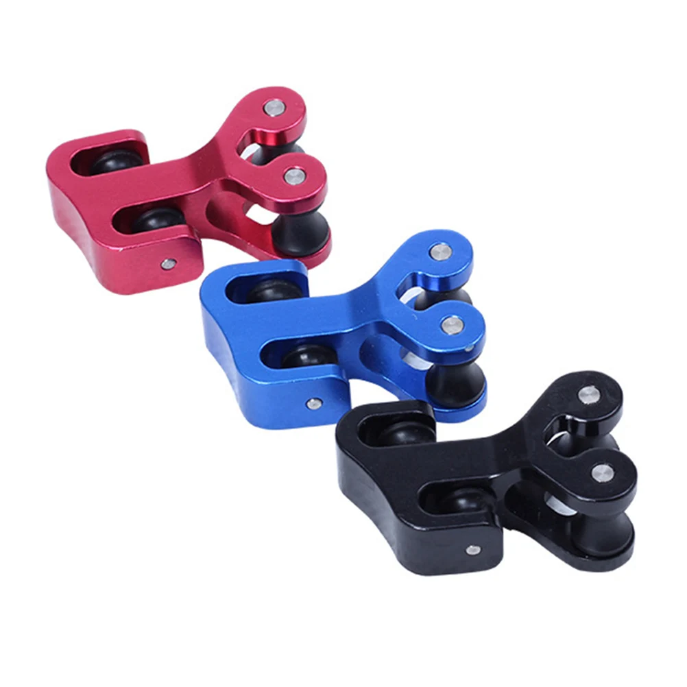 

Metal Bow Cable Slide Arrow Pulley Separator String Splitter Hunting Accessories Low Friction Wheel Smooth Shooting