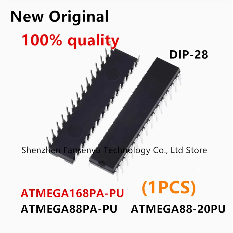 (1piece) 100% New ATMEGA88 ATMEGA88PA-PU ATMEGA88-20PU ATMEGA168PA-PU DIP-28