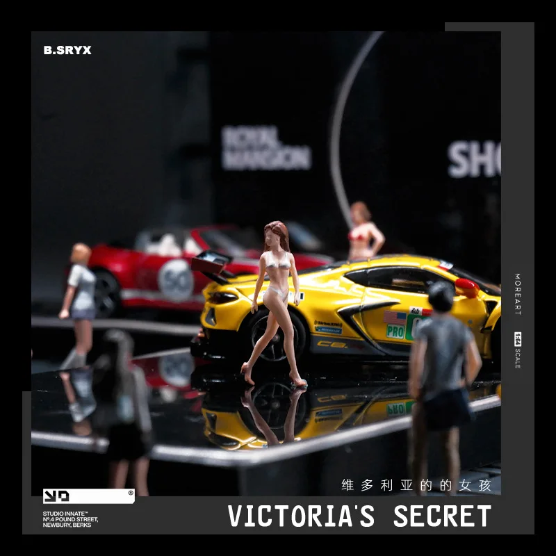1/64 Swimsuit Model Doll Model Simulation Micro Miniature Resin Three-dimensional Micro Photography