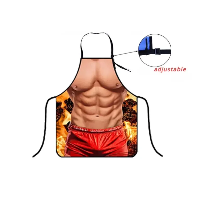 Sexy Creative Funny Waterproof Baking Aprons for Men Women Barbecue Party Hotel Friends Lovers Interest Decorative Apron