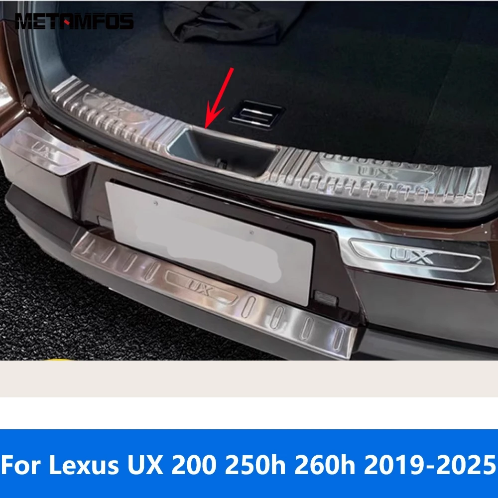 

Для Lexus UX 200 250h 260h 2019-2024 2025 интерьерный задний багажник, бампер, подножка, задняя дверь, накладка на порог, аксессуары