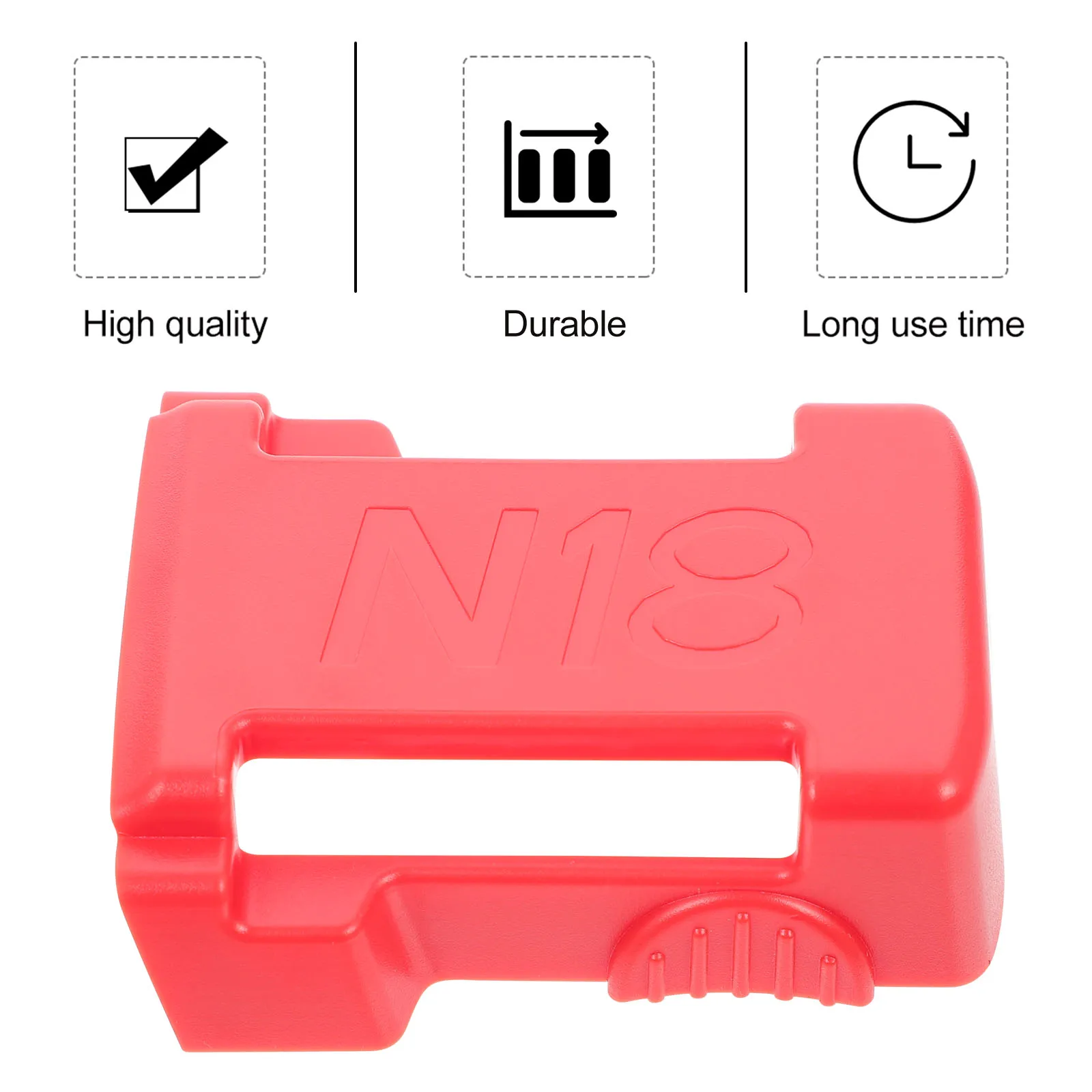 

5 Pcs Buckle Protective Cover Wall Stand Batteries Bracket Holder for Lithium-Ion Mounts Hanger Abs