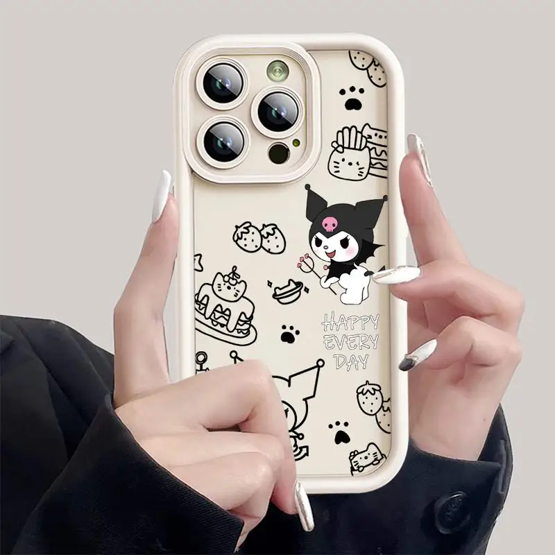 Sanrio Kuromi Hello Kitty Phone Case for Xiaomi Redmi 12 12C 13C 5G 13 4G A1 A2 Plus A3 Poco X3 NFC X3 Pro C50 C51 C61 Cover