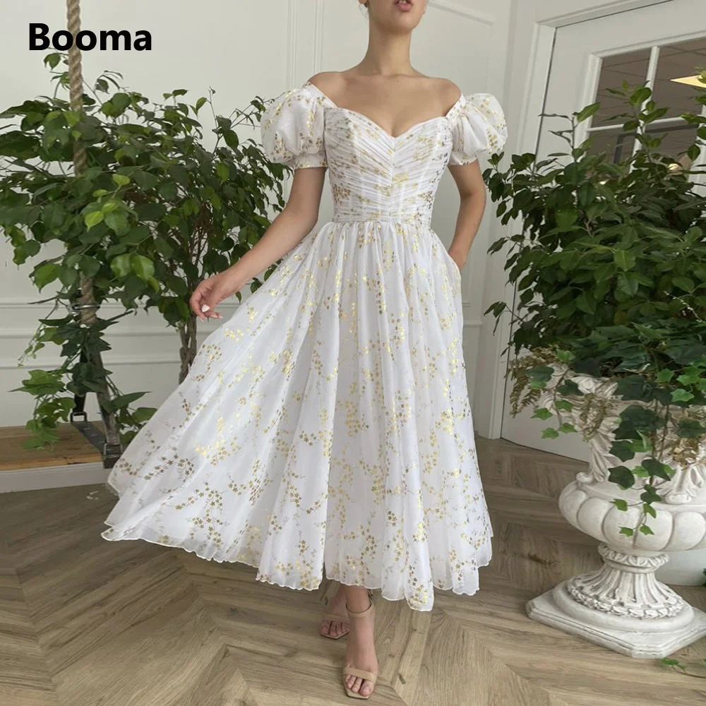 Booma-vestido de baile de chiffon rosa 2021, sem alça, com capa, estampa floral dourada, bolsos, linha a, vestidos de festa formais