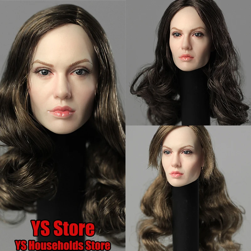 

ТОЛЬКО ДЕВУШКА 1/6 Анджелина Джоли, укореневые волосы, красивая голова, скульптурная модель, игрушки, аксессуар для 12 дюймов, экшн-фигурка, украшение для тела своими руками