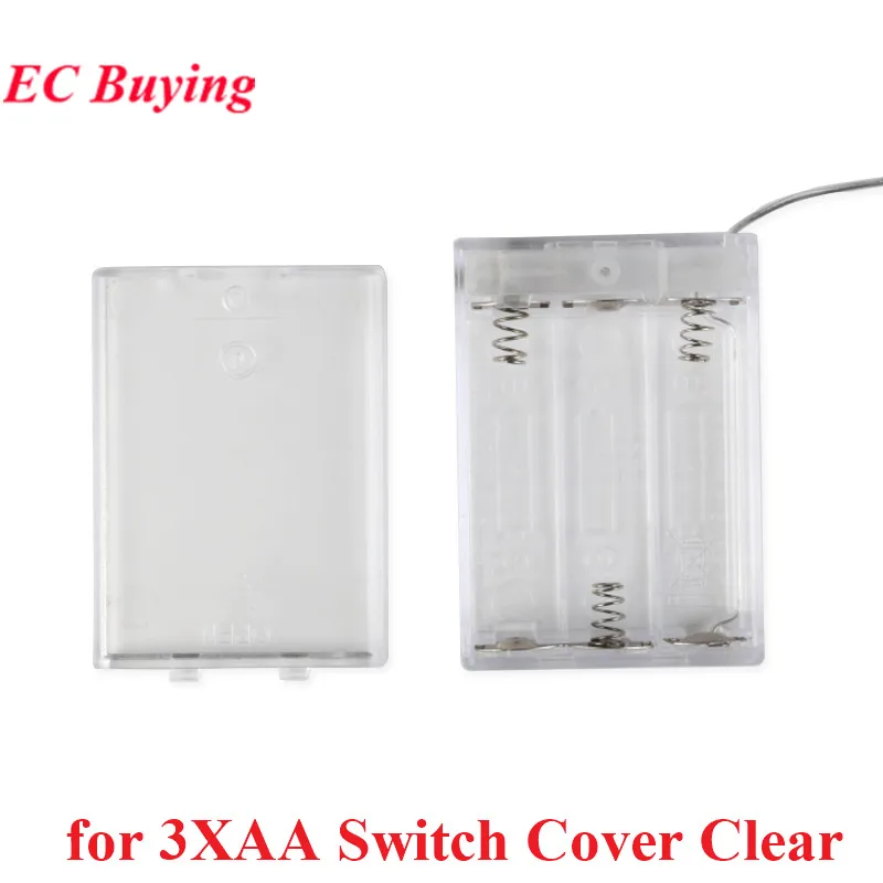 1X 2X 3X 4X 5X 6X 8X 10X AA Battery Holder Storage Box Case AA Power Bank Case 1 2 3 4 Slot Battery Container With Cable Wire