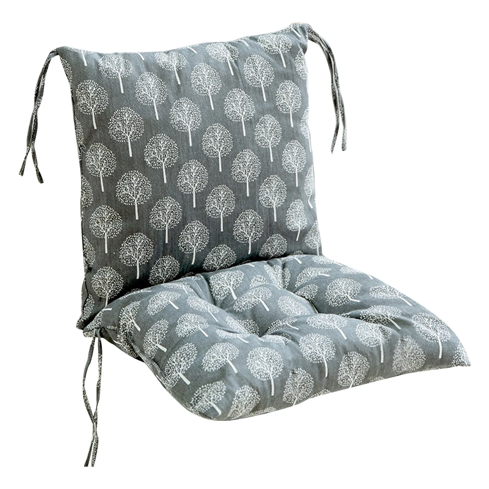 Cojín de respaldo, cojín de asiento integrado, soporte para respaldo, sofá multifuncional grueso, cojín de decoración del hogar impreso de algodón