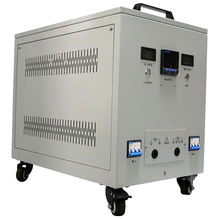 Konwerter fazowy wysokiej jakości, transformator napięcia podwyższający napięcie z 2-fazowego na 3-fazowy, 220V na 380V, 220V na 400V, 15kW 15kVA 20kW 20kVA