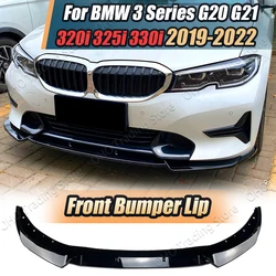 For BMW 3 Series G20 G21 LCI 320i 325i 330i 2019 2020 2021 2022 Front Bumper Splitter Lip Spoiler Diffuser Guard Body Kit Cover