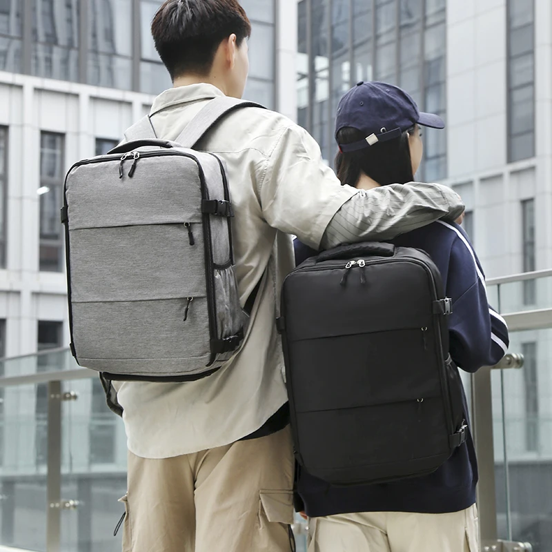 Zaino da lavoro multifunzionale, grande capacità, spazio porta di ricarica USB, zaino da uomo d'affari, zaino per computer da uomo