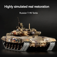 Henglong Tank T90 Rc Remote-Controlled Super Large Tracked Metal Electric Multifunctional Combat Off-Road Vehicle Military Model