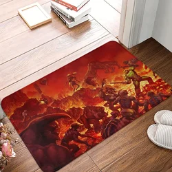 Retro Bedroom Mat Doom Rug Home Doormat Living Room Carpet Entrance Door