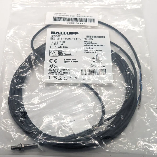 

Bes 516-3005-e4-c-pu-05 Упаковка индуктивного датчика Совершенно новый оригинальный точечный Plc