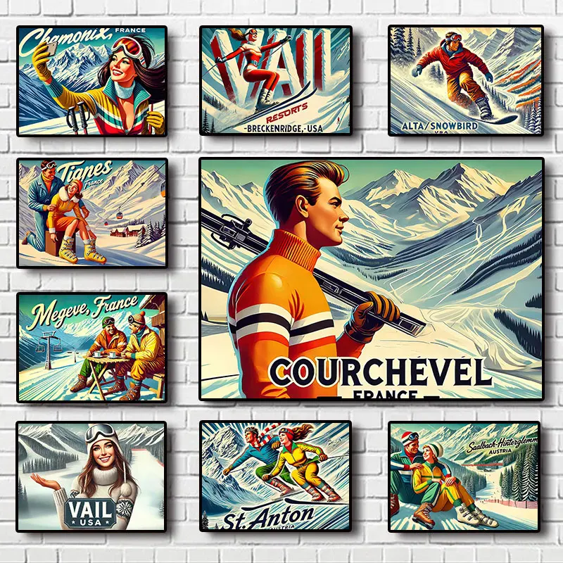 Ski Resort Poster P… - image