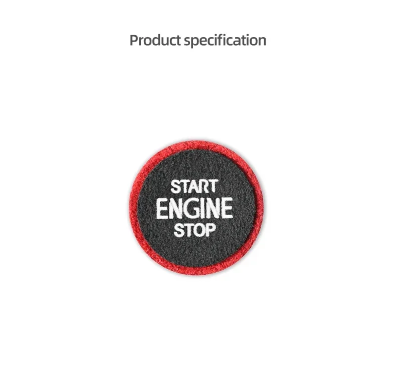 Alcantara-Zierleiste für Volkswagen Golf 8 MK8 2021 2022 2023 Motorstart-Stopp-Knopf, Tuning-Auto-Innenausstattung Zubehör – Detail 8