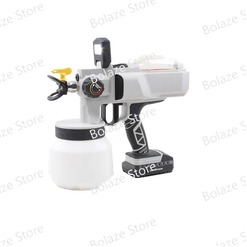 Handheld Painting Paint Spray Machine Variable Speed Electric LED Airless Sprayer Gun