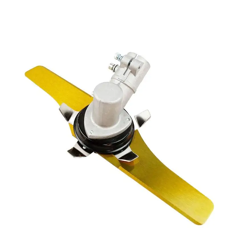 

New type for lawn mower and brush cutter anti-entanglement auxiliary blade S-shaped blade accessory