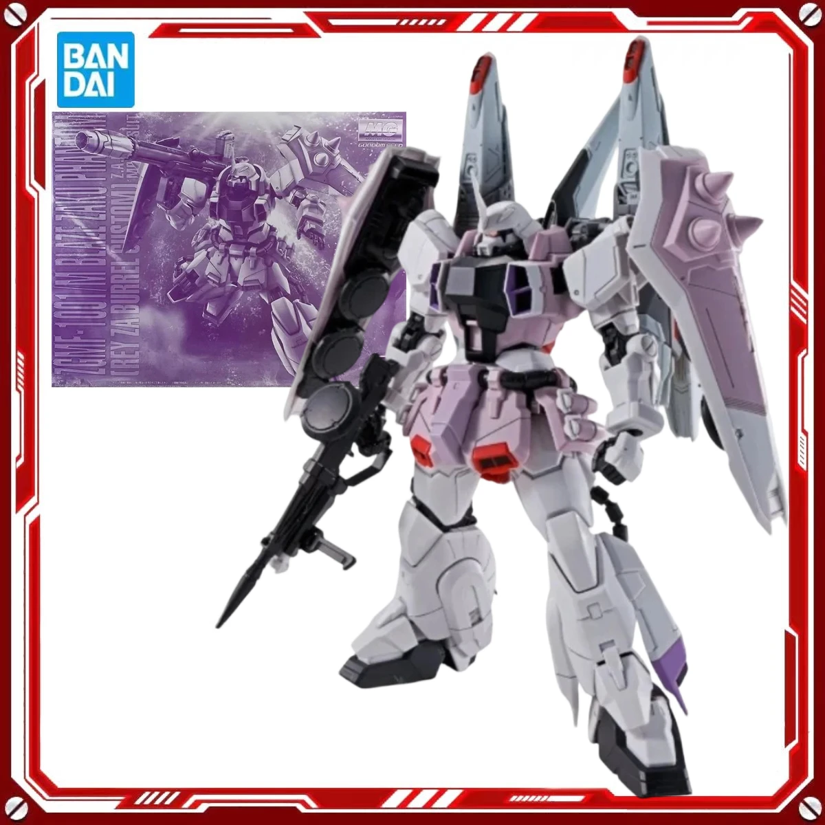 

Оригинальные модели фигурок Bandai SEED DESTINY MG 1/100 ZGMF-1001/M Blaze Zaku Phantom, аниме-фигурки, коллекционные модели, подарки