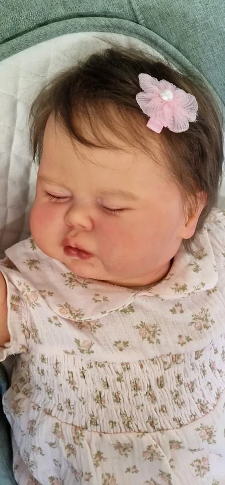 ตุ๊กตาเด็กเกิดใหม่ขนาด 24 นิ้ว รุ่นพิคเคิล ผมปลูกด้วยมือ ตัวทำจากผ้าเนื้อนุ่ม น่ากอดเหมือนจริง สำหรับเด็ก เป็นของขวัญ ของเล่นกอด ​