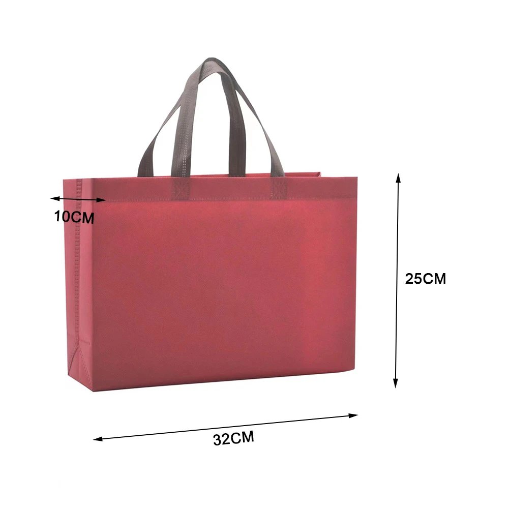 1 PC Women Foldable Shopping Bag Reusable Eco Unisex Non-woven Shoulder Bags Tote Grocery Bags