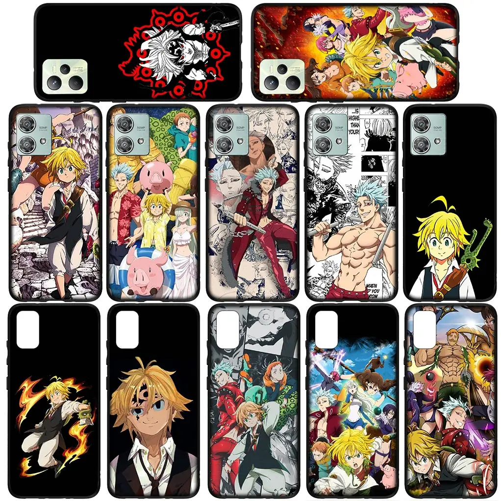 Seven Deadly Sins-funda de teléfono Flexible para Xiaomi Redmi Note 13, 13C, A3, A3X, Mi POCO F6, F5, X6 Pro, Coque suave