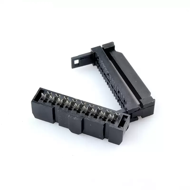 

5PCS IDC FC Connector 2.54mm Pitch, IDC Crimp Header for Flat Ribbon Cable, 6/8/10/12/14/16/18/20 Pin
