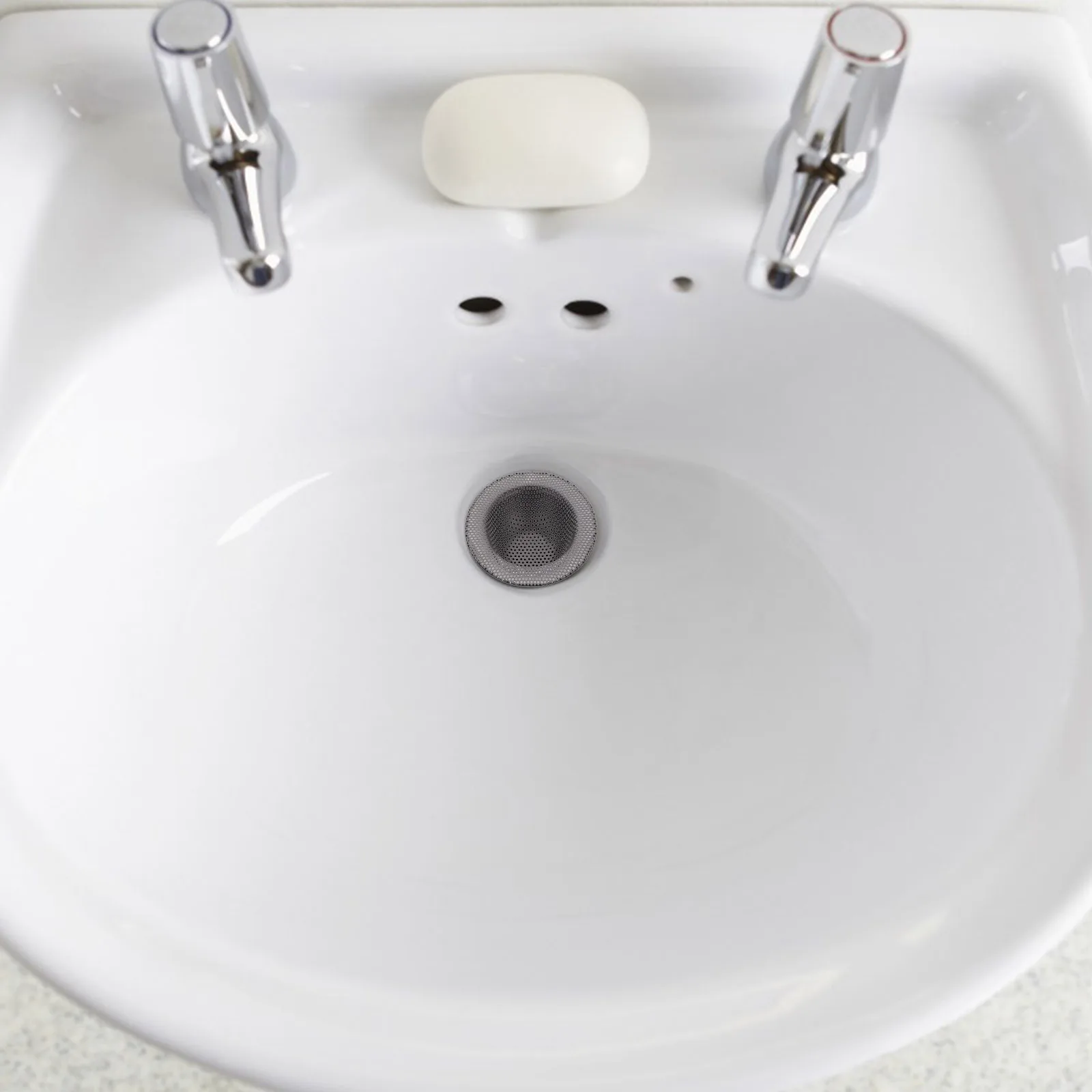 

3Pcs Kitchen Sink Strainer Stainless Steel Anti-Clog Drain Filter Durable Practical Sink Garbage Filter for Bathroom Laundry Tub