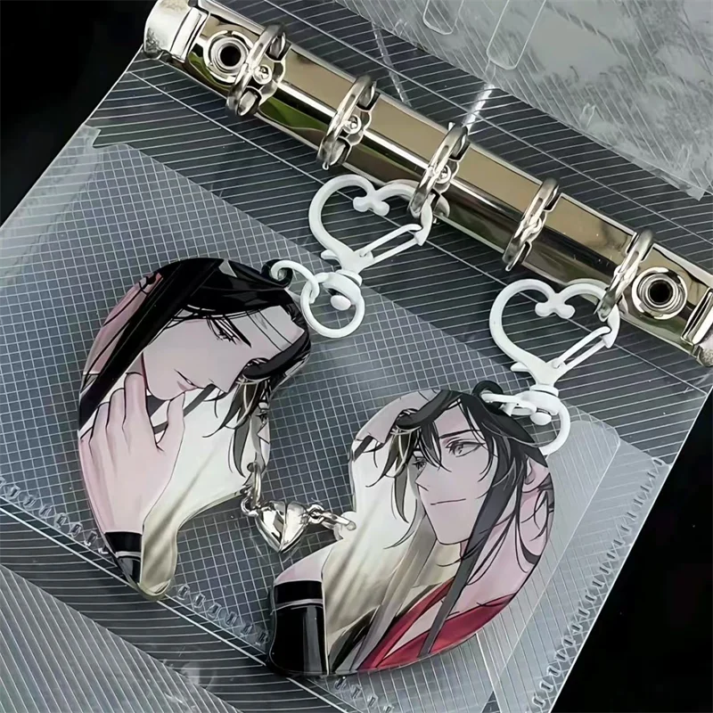 غراند ماستر من زراعة الشيطاني مو داو زو شي وي Wuxian Lanwangji تأثيري المفاتيح حلية كيرينغ مفتاح سلسلة 2 قطعة/المجموعة الدعامة #5