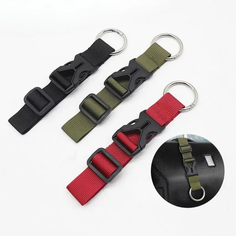 

Multi-functional Backpack Buckle Portable Hook Strap Adjustable Backpack Buckle Strap External Spring Ring Strap Suitcase Strap