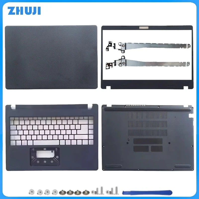 

Replace Cover For TravelMate P214 N19Q7 LCD back cover/Front bezel/palmrest upper cover/Bottom case/Hinges black