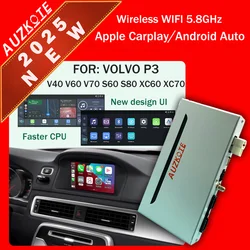 Wireless Apple Carplay Android Auto Module Car AI Box For Volvo XC60 XC70 S60 S80 V60 V70 V40 (2011-2019) Mirror Link Decoder