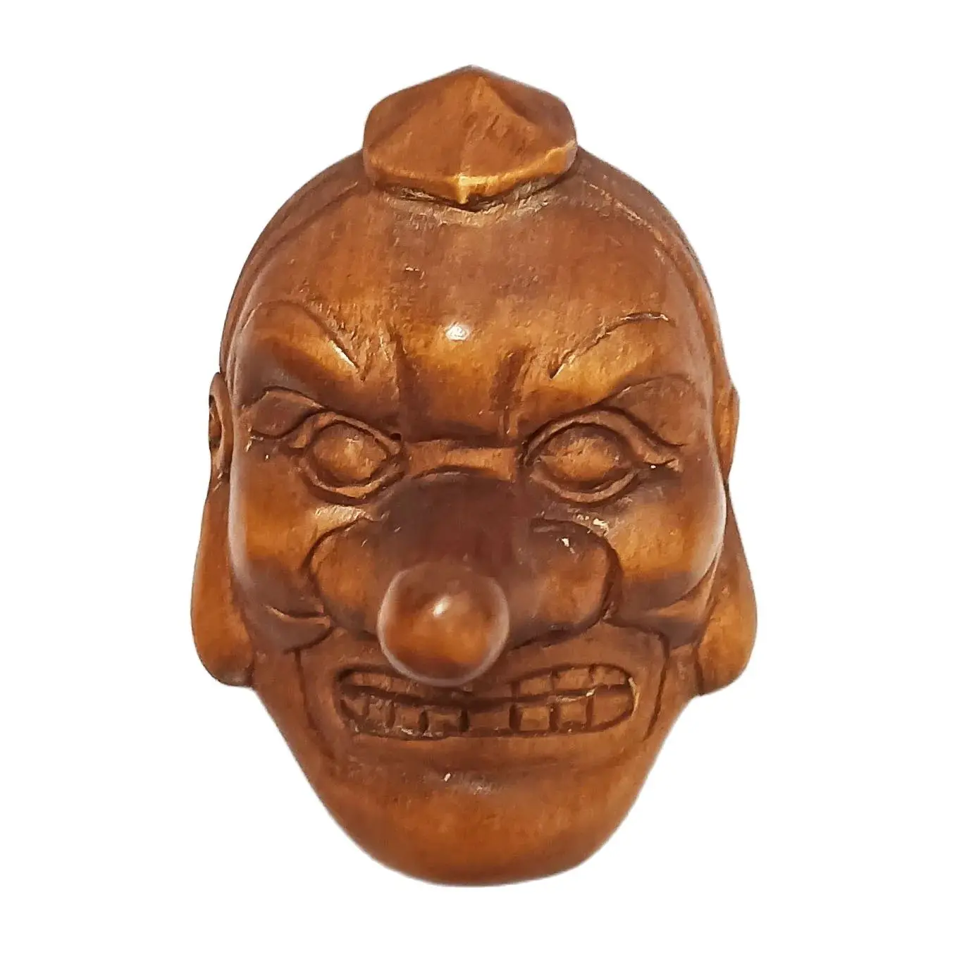 Netsuke in bosso giapponese intagliato a mano da RS266-8, 2 \