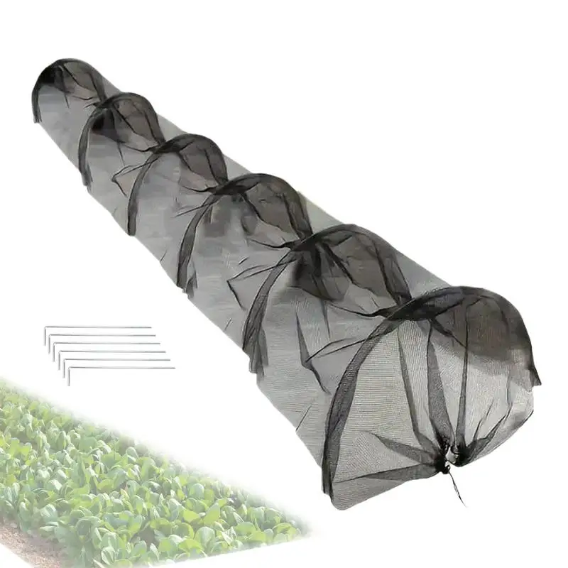 

Garden Planting Shade Tunnel Portable Plant Mesh Shade Net Cover Greenhouse Row Covers Protection Tent For Vegetable nurseries