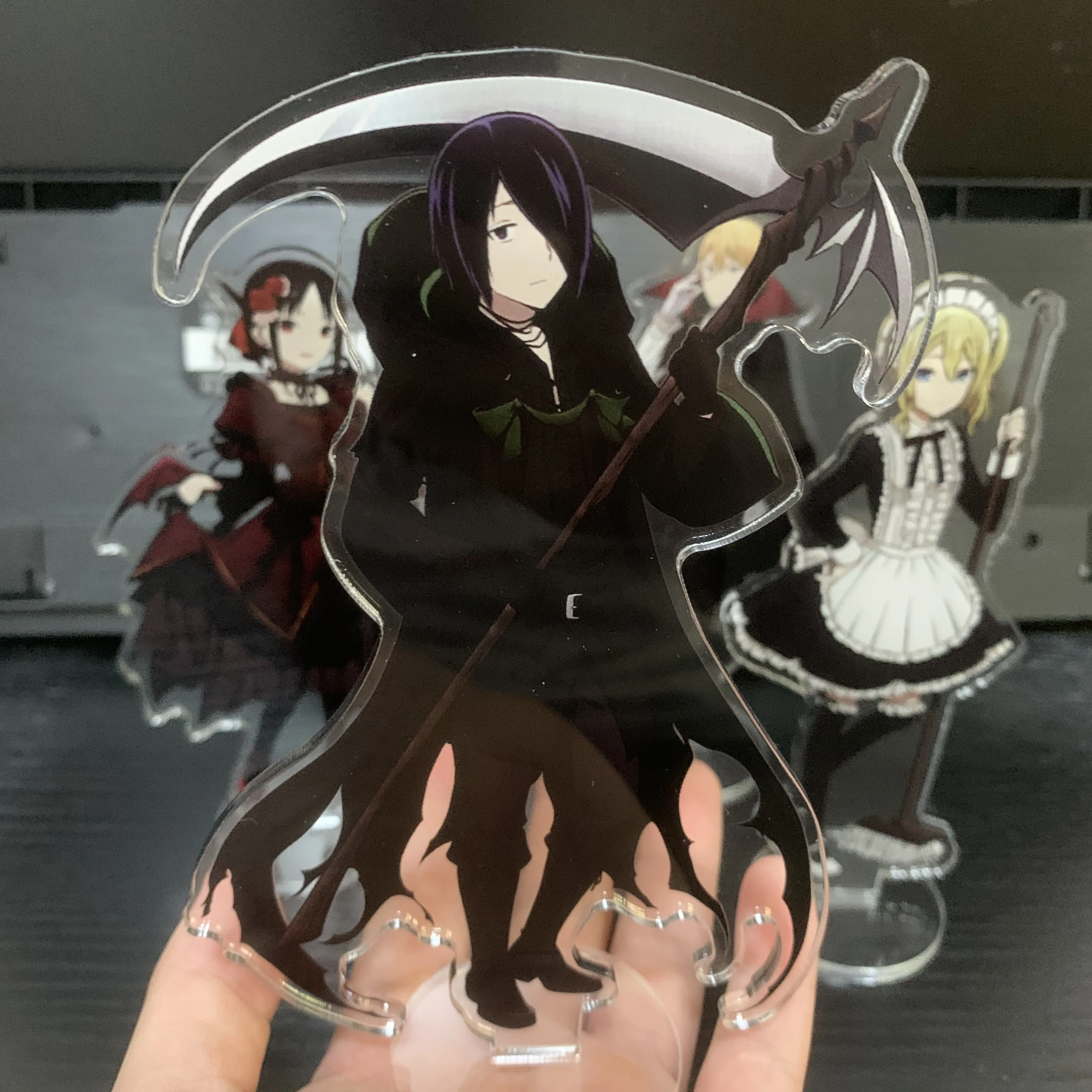 Anime Kaguya-sama: Love Is War Figure Shinomiya Kaguya Acrylic Stands Shirogane Miyuki Character Model Fans Collecting Gifts