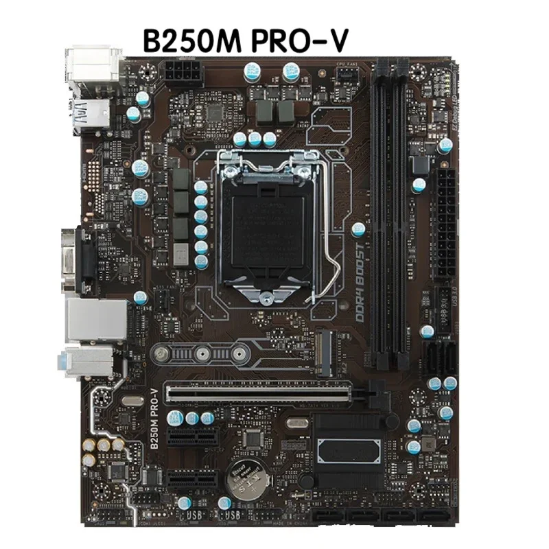 

Для MSI B250M PRO-V материнская плата B250M LGA 1151, материнская плата DDR4, 100% протестировано, ОК, полностью работает, бесплатная доставка