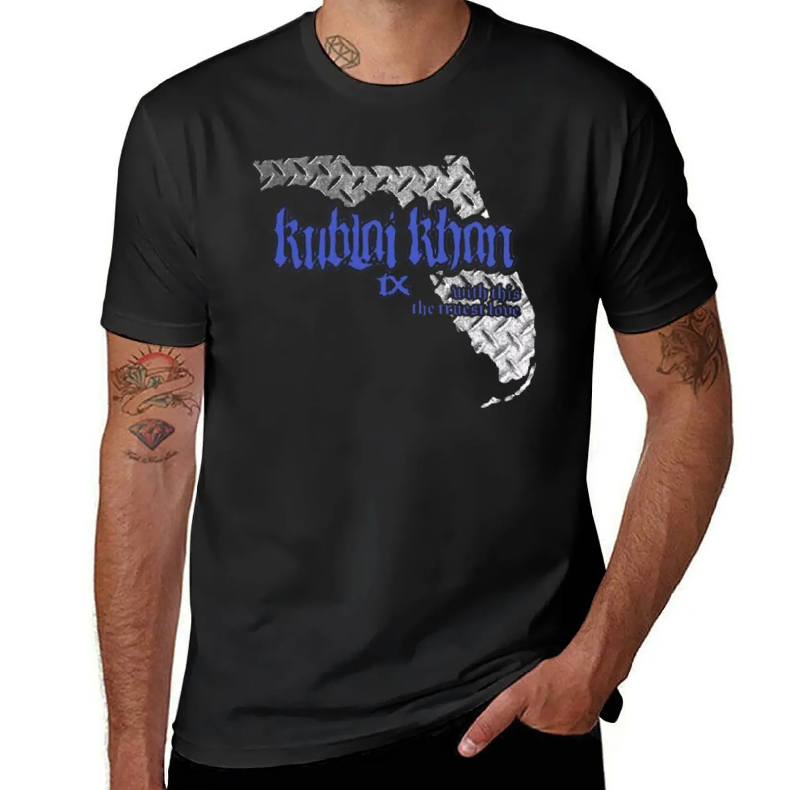 kublai khan tx florida relief T-Shirt graphics quick-drying cute tops Men's clothing