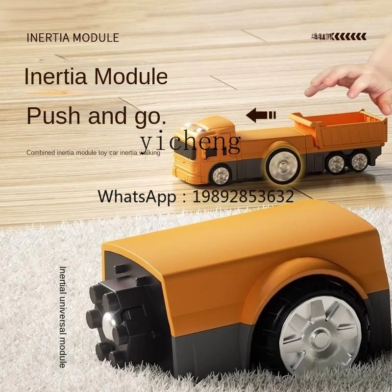 ZZ – voiture jouet magnétique pour enfants, blocs de construction pour garçons, assemblage d'ingénierie, déformation, Puzzle King Kong