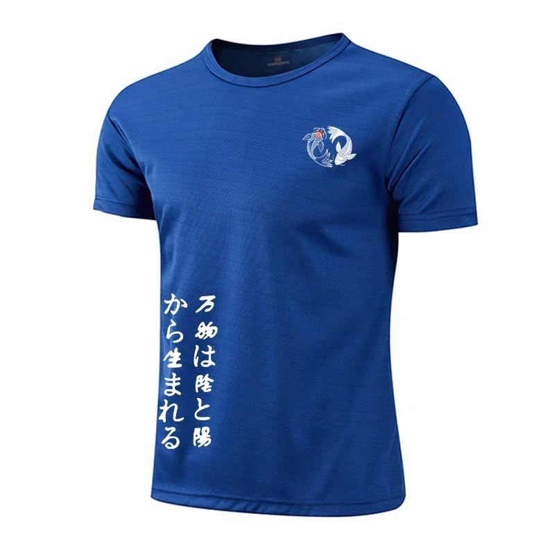 

Mens T-shirts Summer Street Casual Short Sleeve Outdoor Breathable Sports Jogging Man Clothing 2026 Running Quick-Dry Mesh Tees