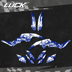 LUCKMOTO Motorcycle Sticker For Yamaha Raptor 350 ATV YFM350 Raptor350 3M Graphics Background Decal Stickers Full Set Customized