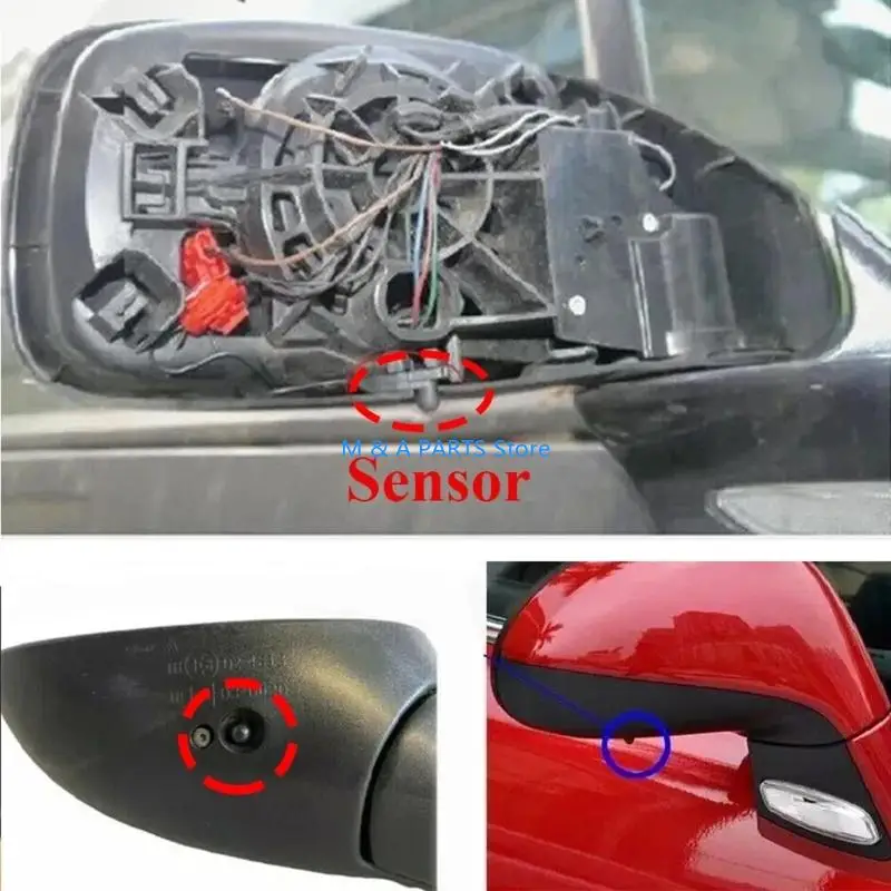 U1JF Black Outside Temperature Assembly with Long Wire Exterior Air Part for Vehicle Service Tasks and Maintenance Planning